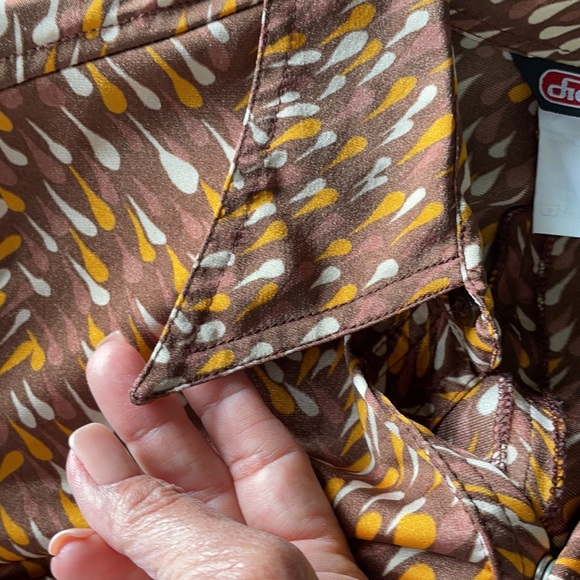 Diesel Vintage Pointed Collar Button Down Shirt size M - Picture 14 of 14